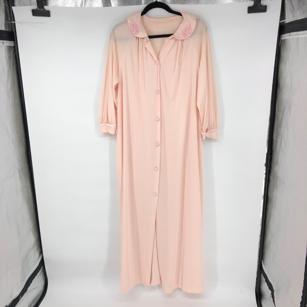 Vintage Pink Gossard Artemis Sleep Robe Medium